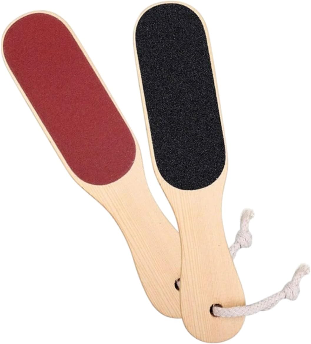 Alternative view of Ahşap Topuk Törpü - Çift Taraflı - Suya Dayanıklı - Ayak Törpüsü 24cm Büyük Boy