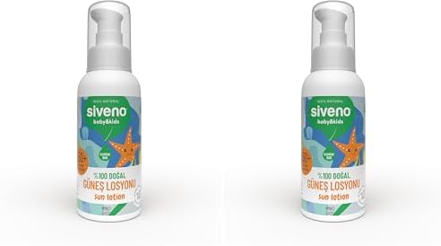 Alternative view of Siveno%100 Doğal Çocuk Güneş Losyonu Leke Karşıtı Nemlendirici Bitkisel Vegan UVA UVB SPF 50+ 100 ml (2 paketi)