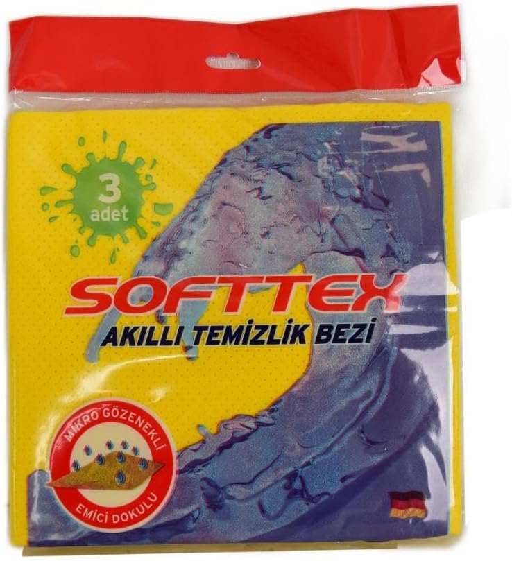 Alternative view of Akıllı Temizlik Bezi Mikro Gözenekli Emici Doku Karışık Renkli 3 Adet