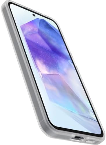 Sleek Galaxy A55 5G için kılıf, darbeye dayanıklı, düşmeye dayanıklı, ultra ince, koruyucu kılıf, askeri standartlara göre test edilmiştir, şeffaf - Perakende ambalaj değildir