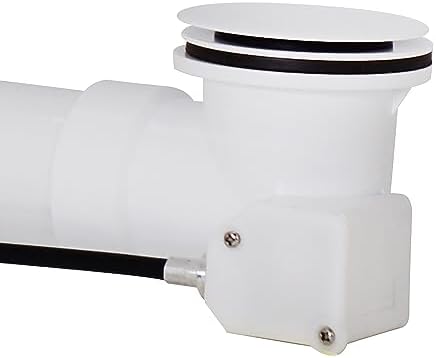 Alternative view of Westbrass D50T-50 Standart 1-1/2 inç Kablo Tahrik Banyo Tahliyesi Atık ve Taşma Grupları için Yedek Parça, Toz Boya Beyaz