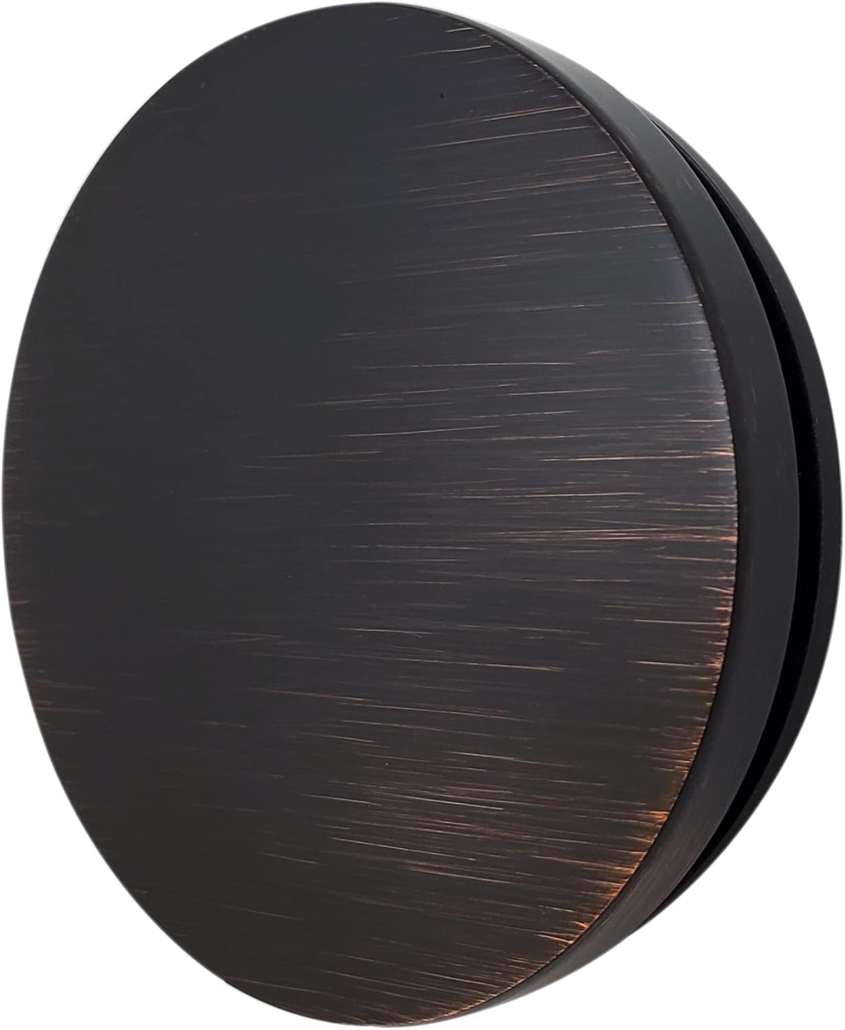 Westbrass D980R-12A Yüzen Deliksiz Banyo Atığı Taşma Ön Plaka ve Adaptör, Antik Bronz