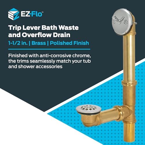 2,5 cm Seyahat Kolu Banyo Atık ve Taşma Tahliyesi, Krom Kaplama Süslemeli Pirinç, 35201