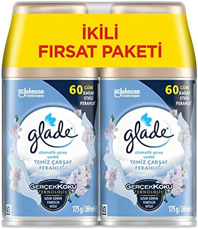Alternative view of Glade Otomatik Sprey Yedek 2'Li Temiz Çarşaf Ferahlığı (2x269 ml)