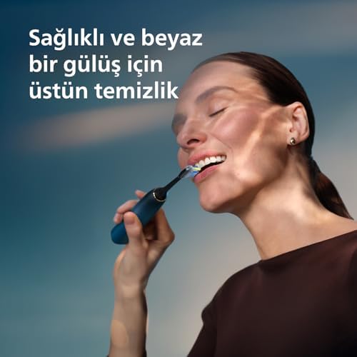 Alternative view of Sonicare DiamondClean 9000 Şarjlı Diş Fırçası, 4 Temizlik Modu, Basınç Sensörü, Seyahat Kabı ve Uygulama Desteği, Lacivert Geçişli, HX9911/88