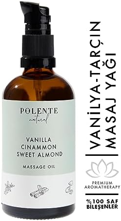 Polente Natural - Tarçın & Vanilya Enerji Verici Masaj Yağı (100 ml)