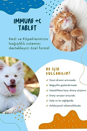 Alternative view of Muvicado Kedi ve Köpeklerin Bağışıklık Sistemini Destekleyen Tablet Immune C Vitamin