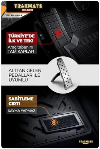 Alternative view of (kyb6204) 2011 4D UNİVERSAL ESTETİK VE KONFORLU OTO PASPAS ADK SİYAH DS3 ile uyumlu