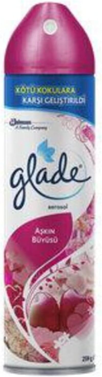 Glade Aerosol Oda Kokusu, Aşkın Büyüsü, Lavanta Ferahlığı ve Çiçek Festivali (6 x 300 mL)