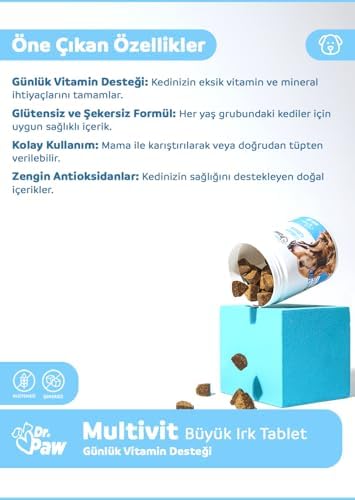 Alternative view of Multivit Plus/Günlük Vitamin İhtiyacı Premium Tablet/Köpekler İçin (60 adet/120 gr)