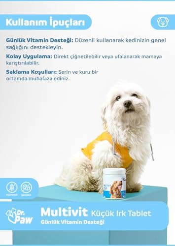 Alternative view of Multivit Plus/Günlük Vitamin İhtiyacı Premium Tablet/Küçük Irk Köpekler İçin (60 adet/90 gr)