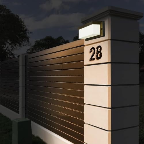 Bahçe Aydınlatması Led Işık 12w Led Aydınlatma Zita Ultra Şapkalı Bahçe Duvar Aplik Su Geçirmez (Beyaz Işık - 6500K)