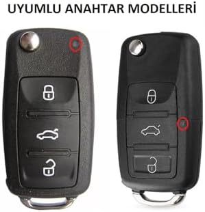 Alternative view of Parça Deponuz (651) Buton Sustalı Anahtar Kabı, Anahtar Kılıfı 3 ile uyumlu