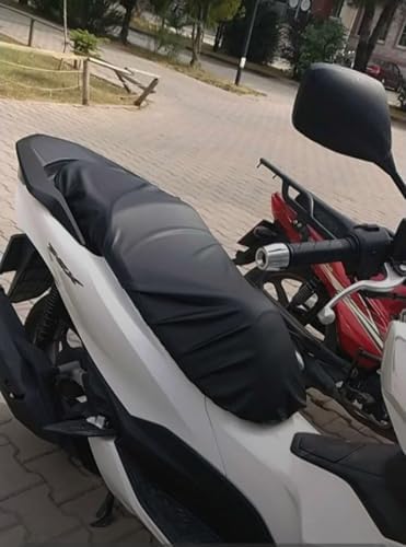 Alternative view of (258) Motosiklet Deri Sele Kılıfı Örtüsü Brandası- SYM JET X ile uyumlu