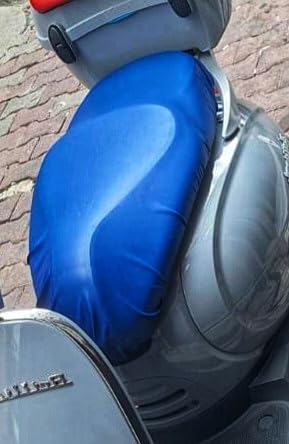 (166) Mavi Rks Veloce 150 Sele Kılıfı Motosiklet Deri Sele Kılıfı ile uyumlu