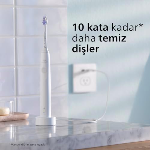 Alternative view of Sonicare Sensitive Yedek Diş Fırçası Başlığı, 10 Kat Daha Fazla Plak Temizliği, Ultra Yumuşak Fırça Başlığı, 2’li Paket, Beyaz, HX6052/87