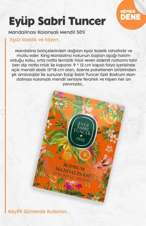 Alternative view of Okyanus 150'li, Mandalina 50'li ve 150'li ve, Kolonyalı Mendil, Ananas Losyon 250 ml Rosie