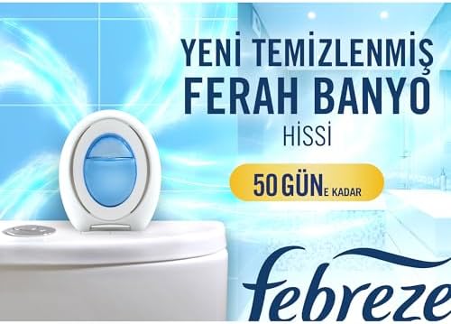 Febreze Hava Ferahlatıcı Banyo Oda Kokusu Temiz Çarşaf Ferahlığı 3lü paket