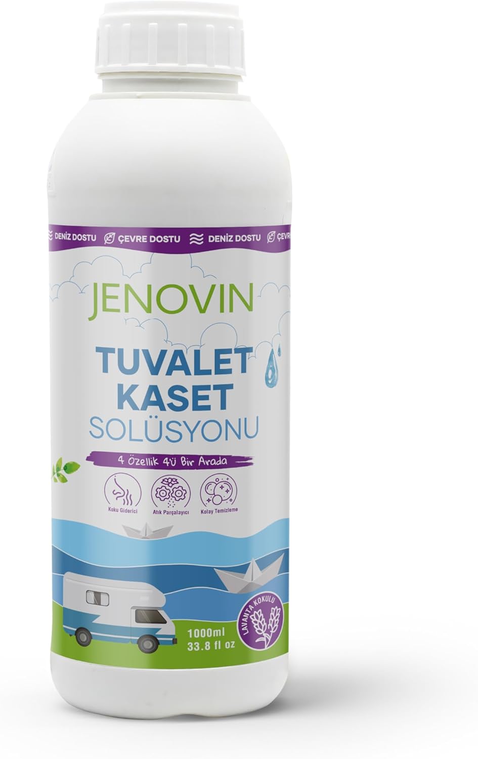 Karavan Tekne Yat Tuvalet Wc Kaset Atık Kimyasalı Lavanta Kokulu 1 L