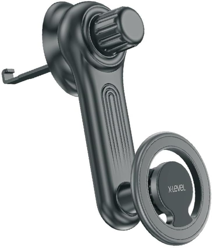 ile Uyumlu Araç İçi Telefon Tutucu, 360° Dönebilen, Havalandırma Çıkışı İçin, Yüksek Güçlü Mıknatıs, Hızlı Kurulum, Sinyali Etkilemez, XCH2012, Siyah