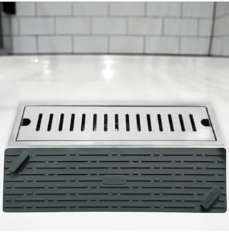 Siyah Renk Uzun Model Kötü Koku Önleyici Silikon Mat Banyo Mutfak Lavabo Balkon Gider Tıpası Kapağı