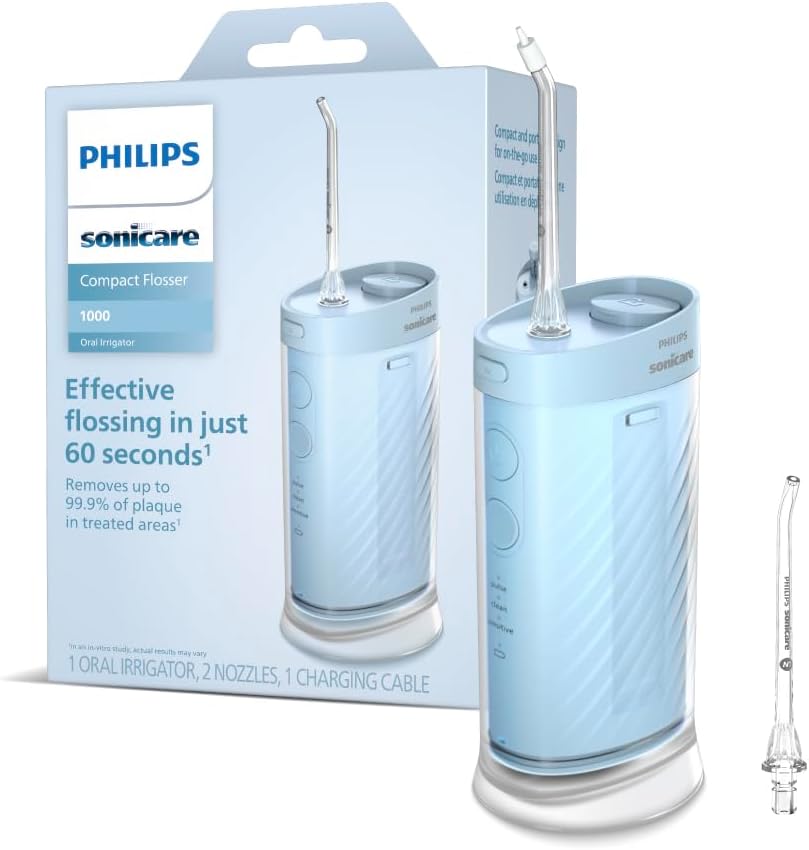 Alternative view of Sonicare Kompakt Ağız Duşu, 3 Modlu, 200ml Su Hazneli, USB Şarjlı, 360° Başlık, Titreşim ve Hassas Temizlik, HX3333/24