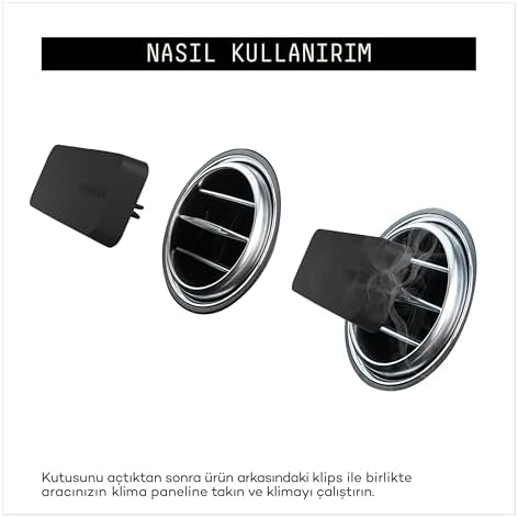 VAVANA Araba Klima Kokusu - Flat Oto Kokusu | BPA ve Sıvı İçermez | 60 Gün Etkili Araç Kokusu 2'li Set (Mystic)