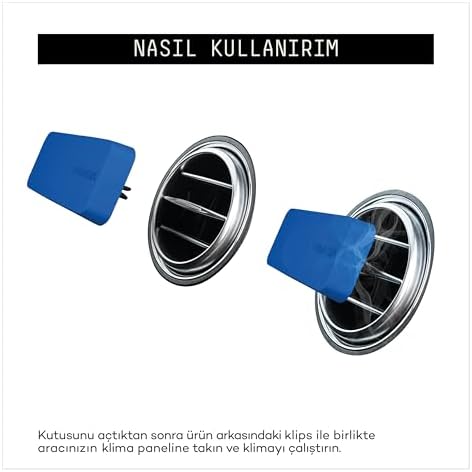 VAVANA Araba Klima Kokusu, Flat Oto Kokusu 3'lü Set - 60 Gün Etkili Araç Kokusu (Neutal | Hopeful | Artistic)