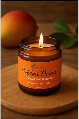 Alternative view of Aromaterapi Mango Kokulu Masaj Mumu 100 ml Doğal Bitkisel Yağlı, Nemlendirici Etkili Mum