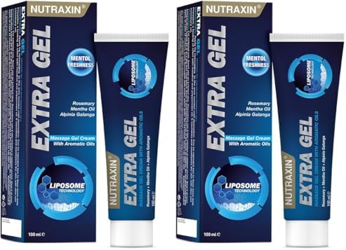 Alternative view of Nutraxin Gel – Glukozamin, Kondroitin, Şeytan Pençesi ve Ak Söğüt İçeren Eklem Destekleyici Masaj Jeli – 100 ml – Lipozom Teknolojili (2 paketi)