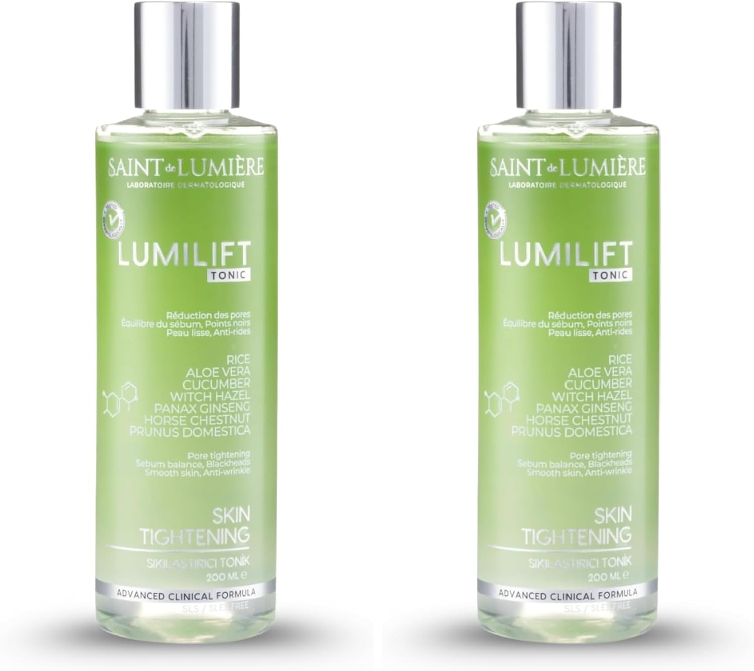 Alternative view of LUMILIFT Canlandırıcı, Gözenek Sıkılaştırıcı, Kırışıklık, Siyah Nokta ve Leke Karşıtı, Tonik 200ml (2 paketi)