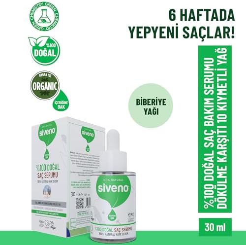 Alternative view of Siveno%100 Doğal Saç Bakım Serumu Biberiye Yağlı Dökülme Karşıtı Onarıcı 10 Mucizevi Yağ 30 ml