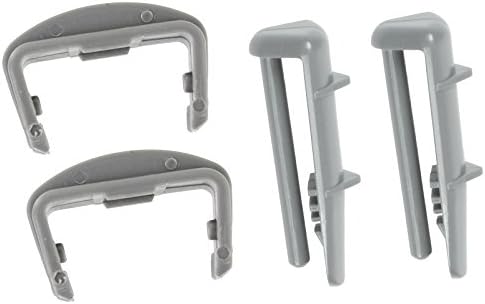 Alternative view of SPARES2GO Bulaşık Makinesi için Plastik Ön + Arka Ray Uç Kapakları
