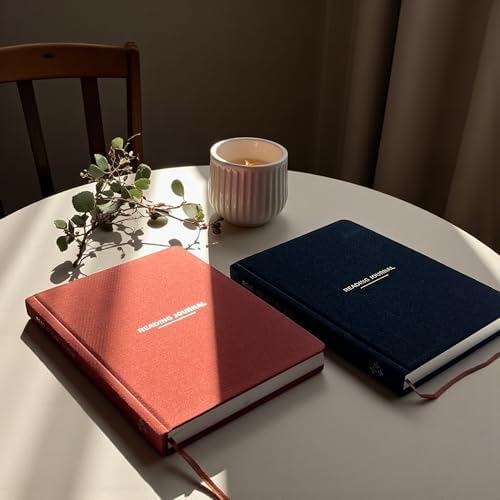 Alternative view of Okuma Günlüğü – A5 Sert Kapa­klı “Reading Journal, 100 Kitap İncelemesi, Günlük Okuma Takibi (Kiremit)