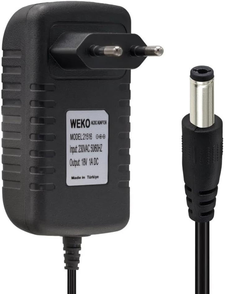 Alternative view of 18 VOLT - 1 AMPER 5.5 * 2.5 UÇLU YERLİ ÜRETİM PRİZ TİPİ ADAPTÖR