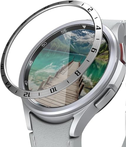 Galaxy 6 47mm için Çerçeve Darbeye DayanıklıÇizilme Karşıtı Çerçeve Galaxy 6 47mm Uyumlu Çerçeve (Gümüş)