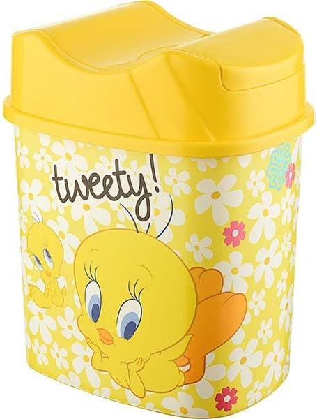 Alternative view of Tweety Lisanslı 5.5 Litre Hazneli Çocuk Odası Çöp Kovası