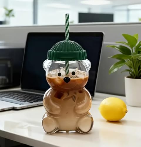 Bearista Pipetli Bardak/Tumbler (Cam)