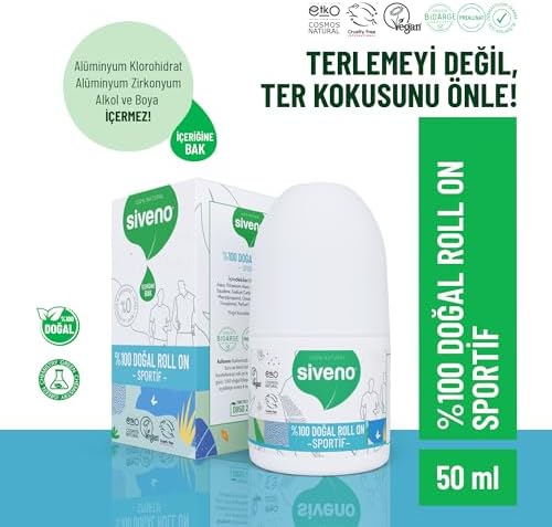 Alternative view of Siveno %100 Doğal Roll-On Sportif Sporcu Deodorant Ter Kokusu Önleyici Bitkisel Lekesiz Vegan 50 ml