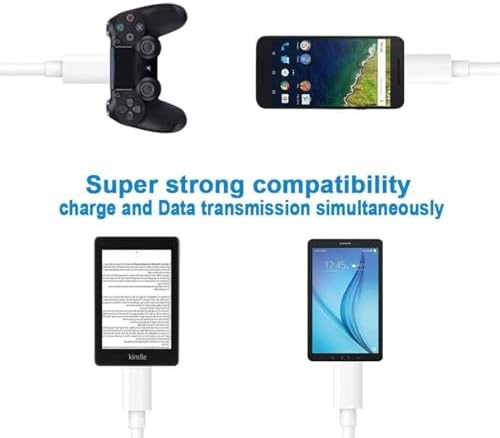 Alternative view of Dayanıklı USB Şarj ve Veri Kablosu, Micro USB, USB-C ve 8 Pin Seçenekli, Güçlendirilmiş Uç, Hızlı Şarja Uyumlu, Günlük Kullanım (100, Santimetre, Micro USB)