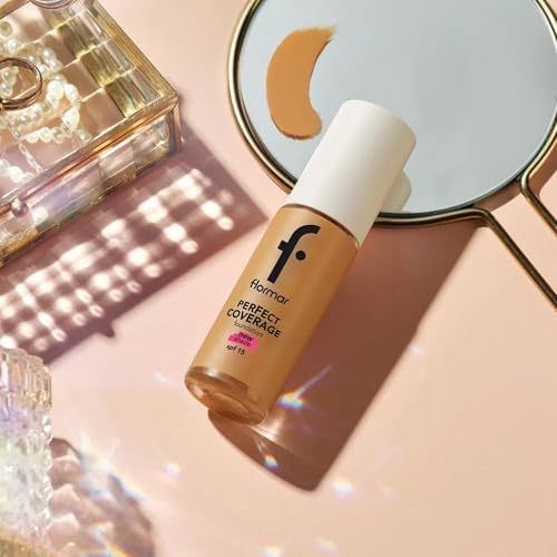 Alternative view of Perfect Coverage Fondöten 101 Pastelle, Yüksek Pigmentli, Yarı Parlak Bitişli, SPF15, Tüm Cilt Tipleri İçin, Zeytinyağı ve Yağı İçerikli, 30 ML