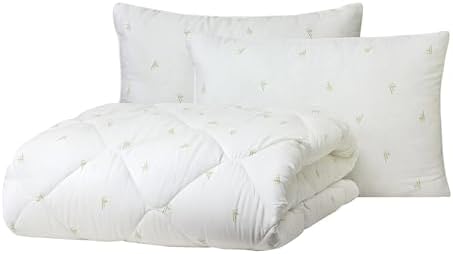 Bambu Yastık, Beyaz, 50x70 cm, Bambu Dolgulu, Orta Sertlik, Makinede Yıkanabilir, Nefes Alan Yapı