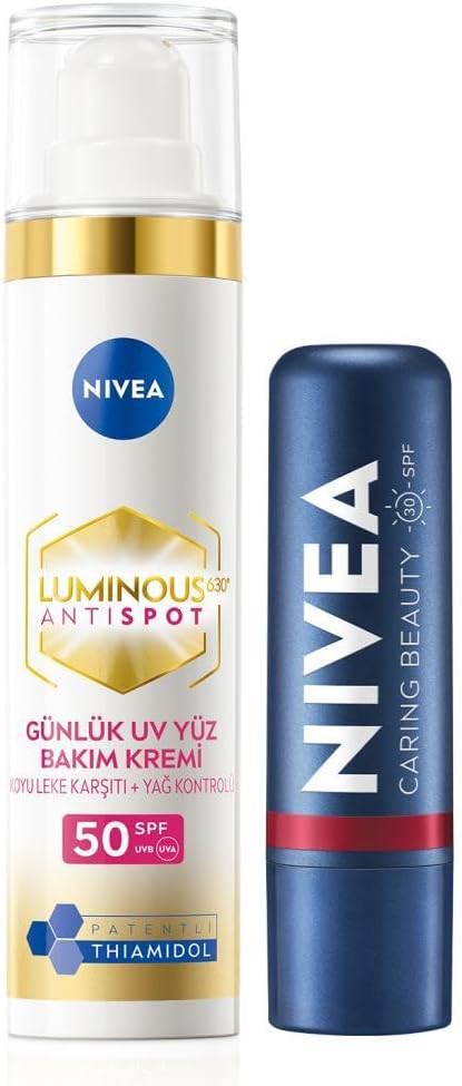 Alternative view of Luminous630 Thiamidol Etkili Leke Karşıtı Gündüz Yüz Kremi 40ml ve Kırmızı Renkli Nemlendirici Dudak Bakım Kremi 4,8gr