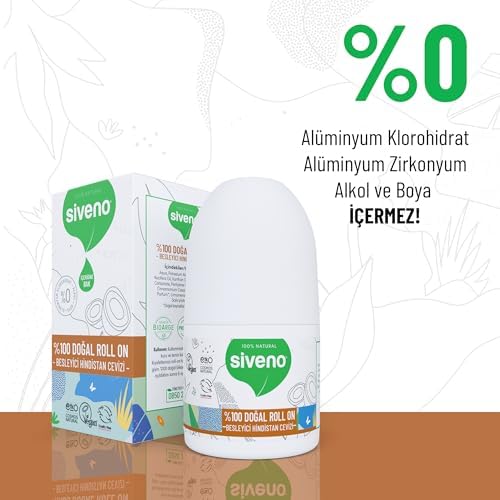 Alternative view of Siveno %100 Doğal Roll On Hindistan Cevizli Deodorant Ter Kokusu Önleyici Bitkisel Lekesiz Vegan 50 ml