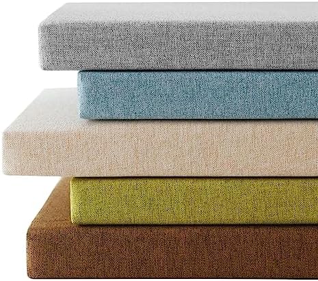 Fermuarlı bank minderi, kayışlı kalın pencere oturma minderi, yumuşak ve rahat, teras, yemek odası için çıkarılabilir (D, 40,6 x 78,7 x 5,1 cm)