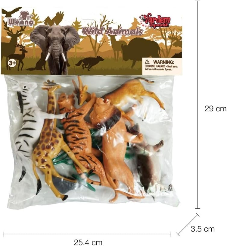Alternative view of Vardem 10 inç Dinozor Çiftliği, 9 Parça Hayvan Seti