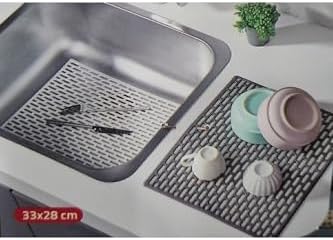 Alternative view of Dikdörtgen Silikon Lavabo Buzluk Matı 33X28 Cm Renk 1 Adet Gp115