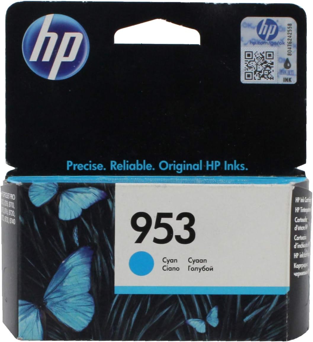 HP 953 Mavi Mürekkep Kartuş 700 Sayfa (F6U12A)