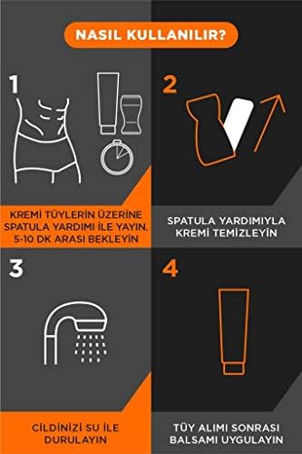 Men Özel Bölgeler İçin Krem & Balsam Tüy Dökücü Krem Seti 100 + 50 ml