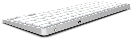 Inca IBK-565ST Bluetooth 5.0 Rechargeable Smart Silver Keyboard, 150 Saat Kullanım Süresi, Telefon, Tablet,Pc, Tv, BT Cihazlarla uyumlu, Taşınabilir, 10m kullanım Mesafesi